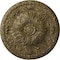 Ekena Millwork Amelia Ceiling Medallion (Fits Canopies up to 2 3/8"), 19 5/8"OD x 3/4"P, Mississippi Mud Crackle CM20AMMMC - alternate 1